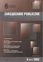 					View Vol. 21 No. 3 (2012): Public Governance
				