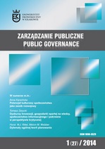 					View Vol. 27 No. 1 (2014): Public Governance
				