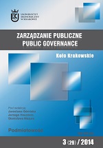 					View Vol. 29 No. 3 (2014): Public Governance
				