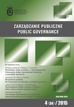 					View Vol. 34 No. 4 (2015): Public Governance
				