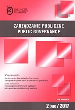 					View Vol. 40 No. 2 (2017): Public Governance
				