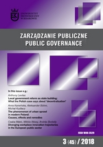 					View Vol. 45 No. 3 (2018): Public Governance
				