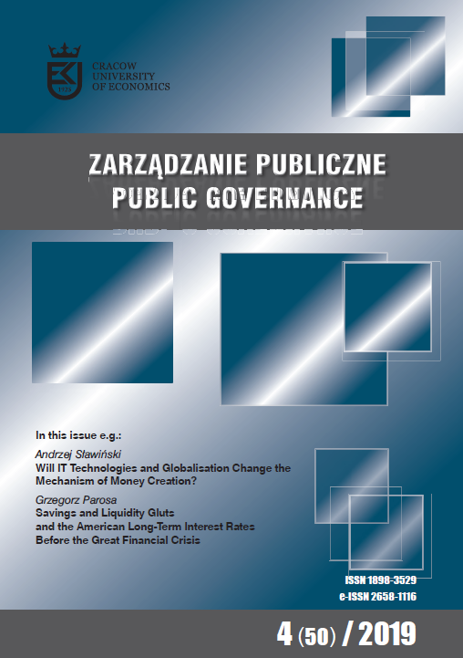 					View Vol. 50 No. 4 (2019): Public Governance
				