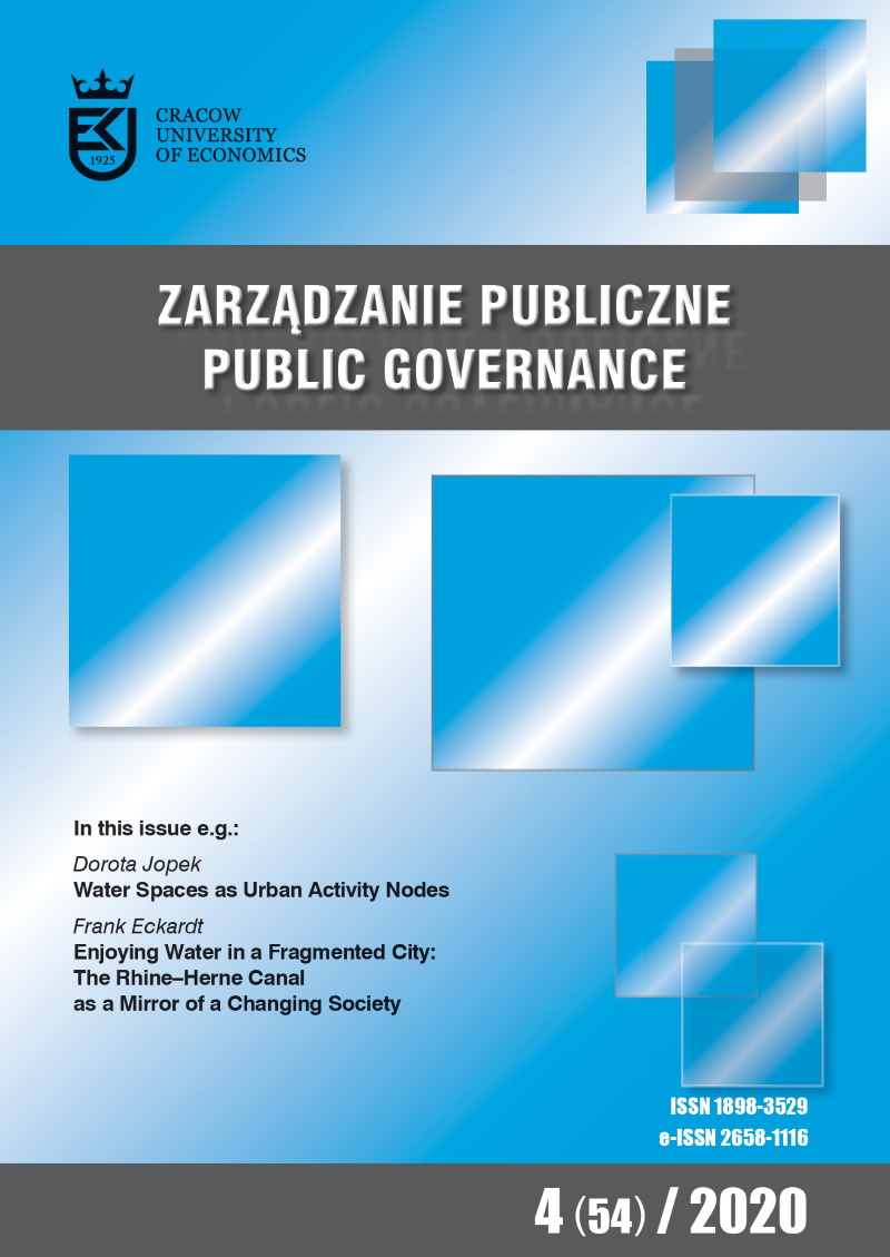					View Vol. 54 No. 4 (2020): Public Governance
				