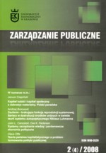 					View Vol. 4 No. 2 (2008): Public Governance
				