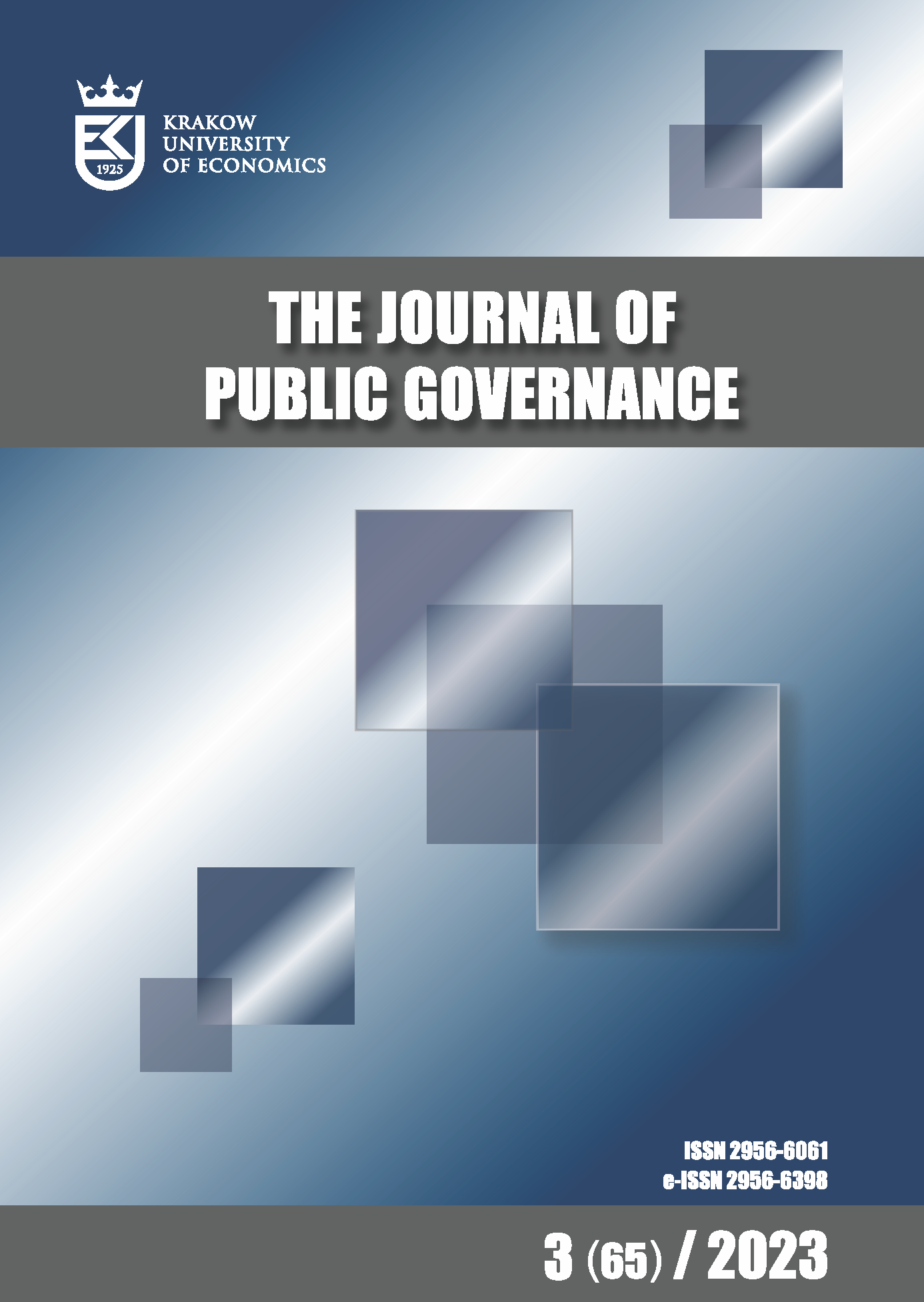 					View Vol. 65 No. 3 (2023): Journal of Public Governance
				