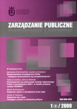 					View Vol. 7 No. 1 (2009): Public Governance
				